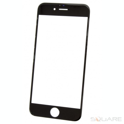 Geam Sticla iPhone 6s, Black foto
