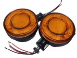 Lampa LED Gabarit/Oglinda Camion 12-24V, Semnalizare Galbena, Montaj Stanga/Dreapta, Rezistenta Socuri