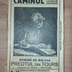 Preotul din Tours- Honore de Balzac Editura: Librariei H. Steinberg & Fiu