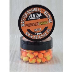 As la Crap - Mini Wafters/Dumbel 7-8mm, 30ml - Portocale/Ananas