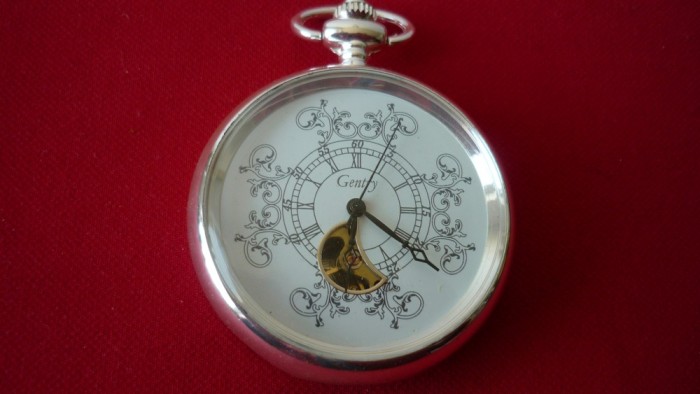 CEAS DE BUZUNAR MECANIC ARGINTAT, NEFOLOSIT.