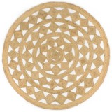 vidaXL Covor manual din iută &icirc;mpletită, 180 cm 343614