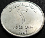Cumpara ieftin Moneda exotica 2 AFGHANIS - AFGANISTAN, anul 2004 *cod 2569 B = UNC