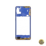 Carcasa Mijloc Samsung Galaxy A21s A217 Albastra