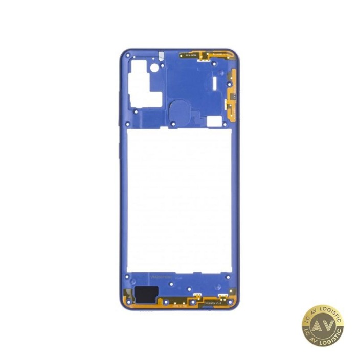 Carcasa Mijloc Samsung Galaxy A21s A217 Albastra