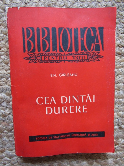 Cea dintai durere - Emil Garleanu
