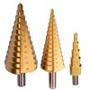 Set burghie metal hss-ti conice in trepte 4-38mm - 3p., Proline