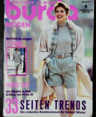 REVISTA BURDA NR 9 - SEPTEMBRIE 1993 foto