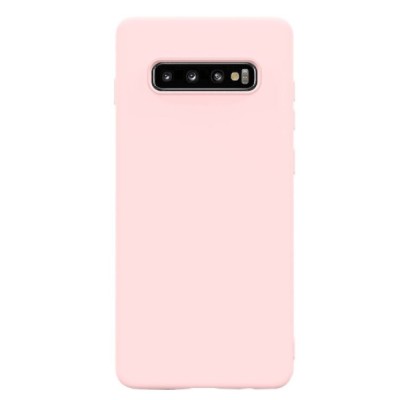 Husa protectie flippy compatibila cu samsung galaxy s10e matte tpu roz foto