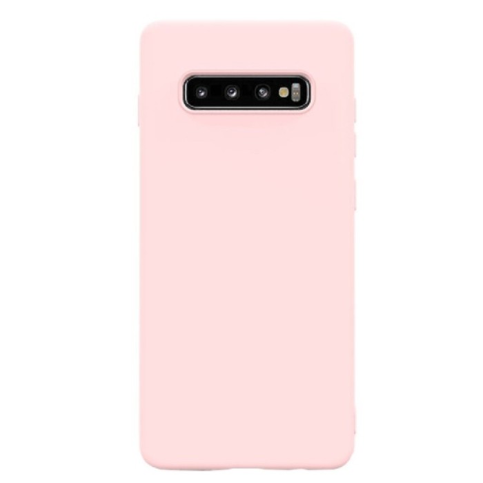 Husa protectie flippy compatibila cu samsung galaxy s10e matte tpu roz