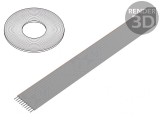 Cablu Bandă Neecranat PVC 10x26AWG 1,27mm 100FT