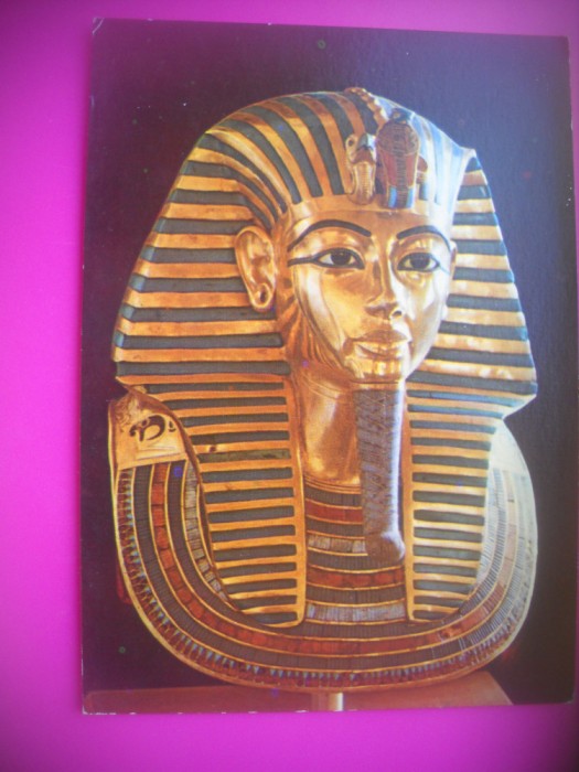 HOPCT 6848 MASCA DE AUR TUT ANKH AMOUN -EGIPT -AFRICA-NECIRCULATA