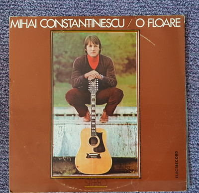 Mihai Constantinescu, O floare, disc vinil foto