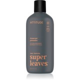Attitude Super Leaves Men Shower Gel gel de duș pentru barbati Patchouli &amp; Bourbon 415 ml