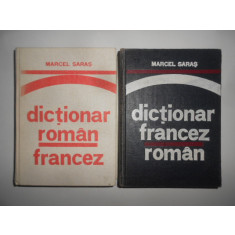 Marcel Saras - Dictionar Roman-Francez / Francez-Roman 2 volume