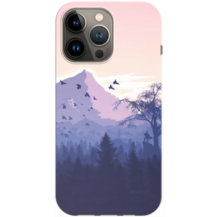 Husa compatibila cu Apple iPhone 13 Pro Max model Minamal Nature, Silicon, TPU, Viceversa