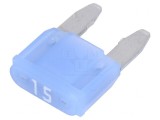 Siguranță Auto 15A 12VDC Smart Glow 10,9mm, Littelfuse