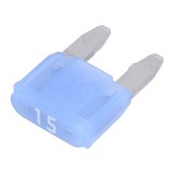 Siguranță Auto 15A 12VDC Smart Glow 10,9mm