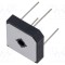 Punte redresoare monofazată Urmax 1kV 25A 400A DC COMPONENTS
