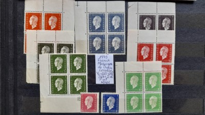 1945-Franta- Marianne D 7bl4+2val-MNH foto