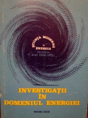 Ioan Ursu - Investigatii in domeniul energiei (Editia: 1982) foto