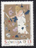 C1235 - Slovenia 1995 - Aniversari neuzat,perfecta stare, Nestampilat