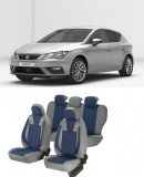 Cumpara ieftin Huse scaune auto dedicate Seat Leon 2013 - 2019 Premium cu insertii piele