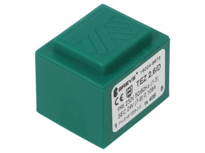 Transformator &amp;icirc;ncapsulat PCB 2,6VA 24V foto