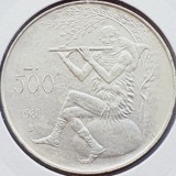 687 San Marino 500 lire 1981 Death of Virgil - Eclogues km 124 argint, Europa