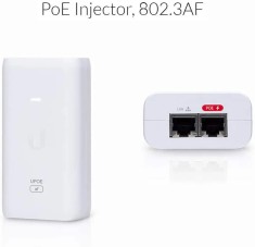 Ubiquiti POE External Injector, U-POE-AF, Output Voltage 48VDC @ 0.32A,