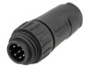 Conector circular mufa cablu PIN 7 tată lipire argintat