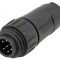Conector circular mufa cablu PIN 7 tată lipire argintat