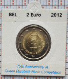 Belgia 2 euro 2012 UNC - Music - km 317 - cartonas personalizat D91201