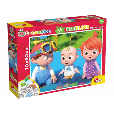 Puzzle de colorat maxi - Cocomelon (35 piese), 70 x 50 cm, 3 ani+ foto