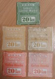 Romania 1880/90 - Lot D.D.S.G. 20 bani