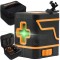Nivela laser electronica Bigstren, laser verde, auto-nivelare, suport rotativ 360, 15x14x10cm