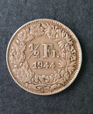 1/2 Franc 1944, Elvetia - A 3304 foto