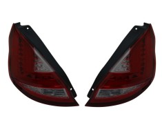 Set stopuri tuning FORD FIESTA (JA8), 09.2008-01.2013, partea stanga+dreapta, Taiwan, cu Lampa pozitie parcare fibra optica; LED; rosu, fumuriu, argi