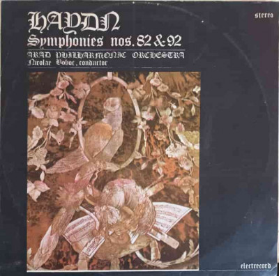 Disc vinil, LP. Symphonies Nos. 82 si 92-JOSEPH HAYDN foto