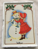 Carte Postala - Villeroy and Boch - Vilbo Card - Om de zăpadă - cutie originală, Seturi