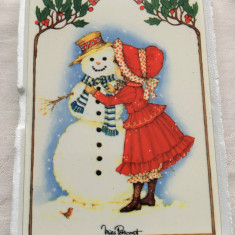 Carte Postala - Villeroy and Boch - Vilbo Card - Om de zăpadă - cutie originală