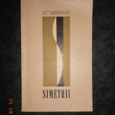 ALEXANDRU ANDRITOIU - SIMETRII. VERSURI (1970, prima editie)