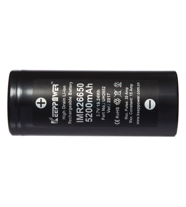 Acumulator Keeppower IMR26650 5200mAh - 15A
