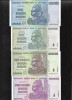 Rar! Zimbabwe Set 8 x milioane/miliarde Fara numar! aunc/unc, Africa