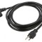 Cablu Alimentare 3m IEC C13 90&deg; la NEMA 5-15