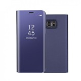 Husa samsung galaxy j7 2017 flip cover oglinda violet, Flippy