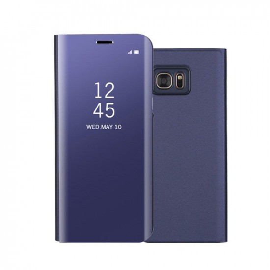 Husa samsung galaxy note 9 flip cover oglinda violet