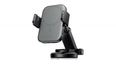 Joyroom Car Holder Qi Wireless Induction Charger 15W (compatibil MagSafe pentru iPhone) pentru ventilator (JR-ZS295) foto
