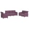 Set de canapea 3 pcs Violet Catifea - 2