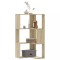 Gossi biblioteca 3 niveluri stejar sonoma 50x50x102 cm lemn prelucrat